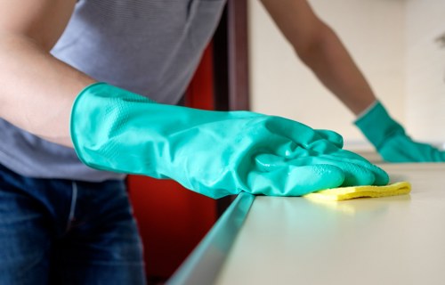 Professional curtain cleaning process in Slade Green